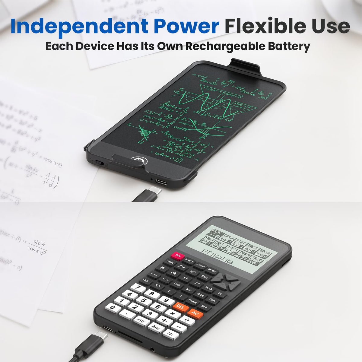 ROATEE 991ES MAX Scientific Calculator with Notepad