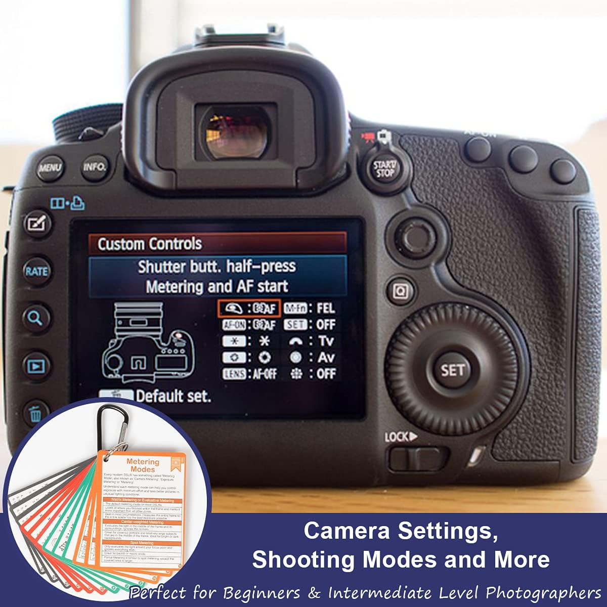 DSLR Cheat Sheet Photography Accessories Camera Accessories for Canon Nikon