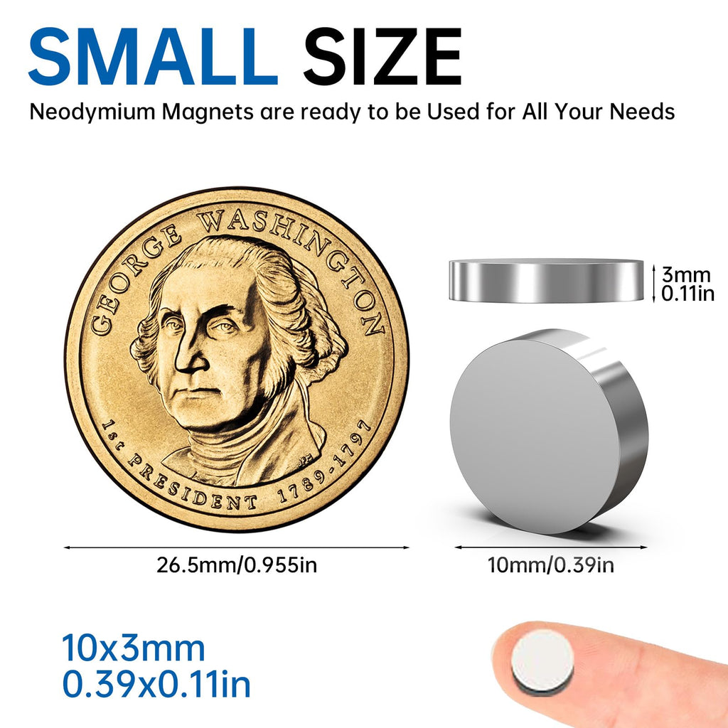Magnet for Crafts, 622PCS Small Neodymium Magnet for 3D Printing