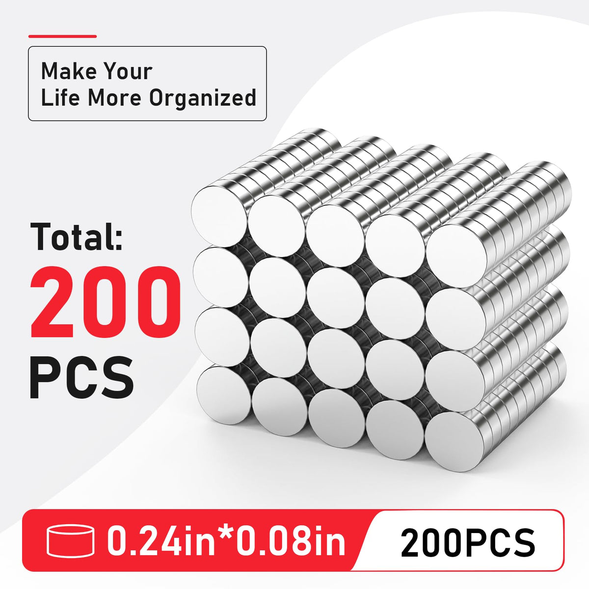 350Pcs Magnets for 3D Printing, Rare Earth Magnets for Crafts