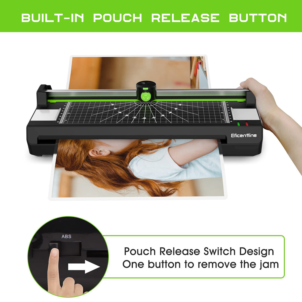 13" Thermal & Cold Laminator with Pouches, Trimmer & Corner Rounder