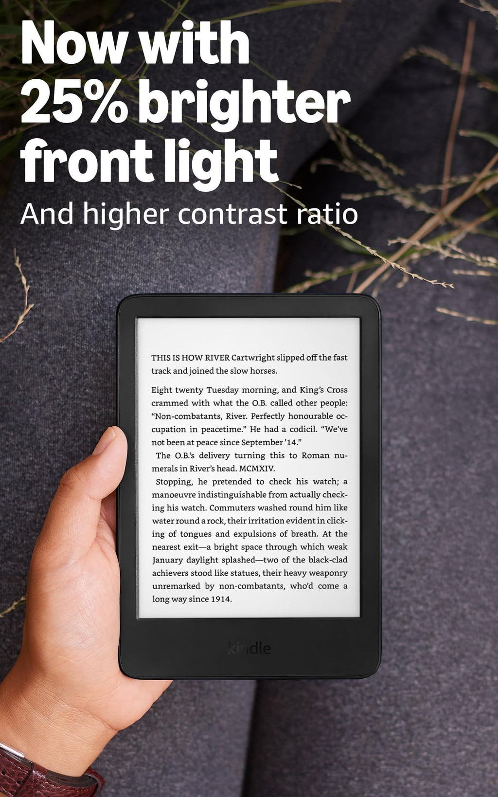 Amazon Kindle 16 GB (2024 model) - Light and compact, with fast page turns, and high contrast ratio - Matcha