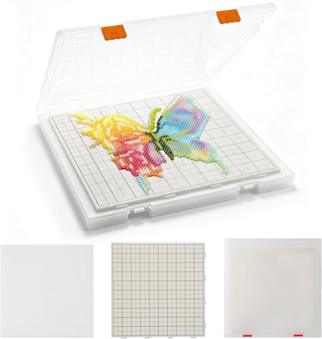 Fuse Beads Pause Box with 2.6mm Board, Beads Art Project Storage Organizer