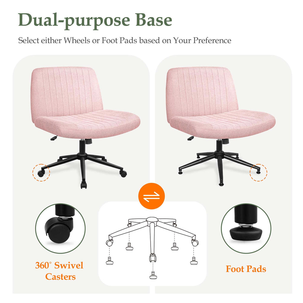 Orange Factory Wide Criss-Cross Study Chair (Multiple Styles)