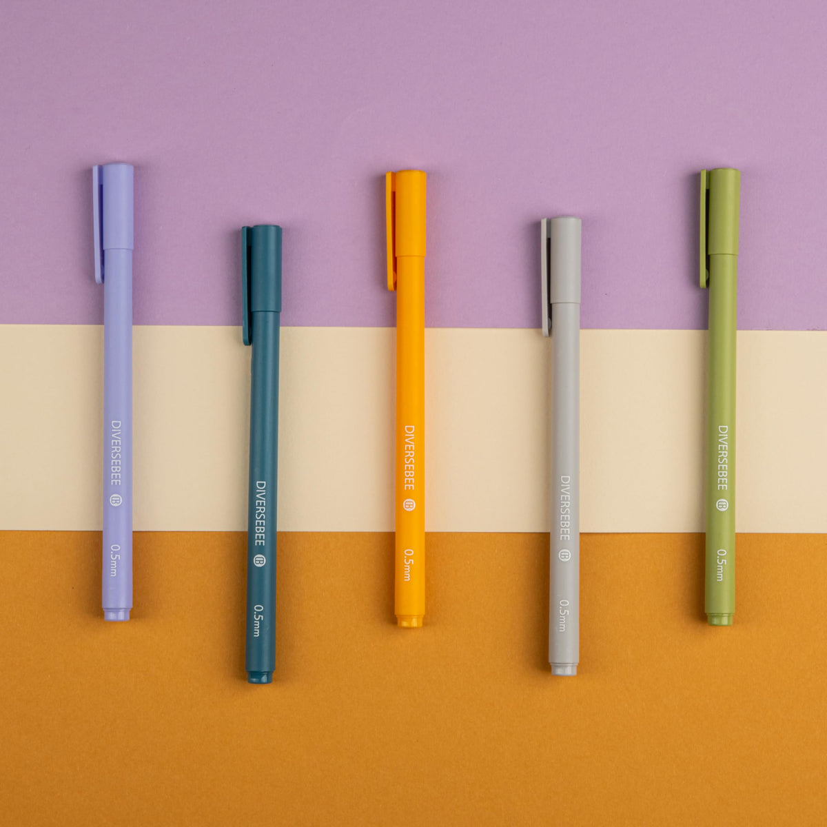 DIVERSEBEE Black Gel Ink Pens, 0.5 mm Gel Pens Fine Point