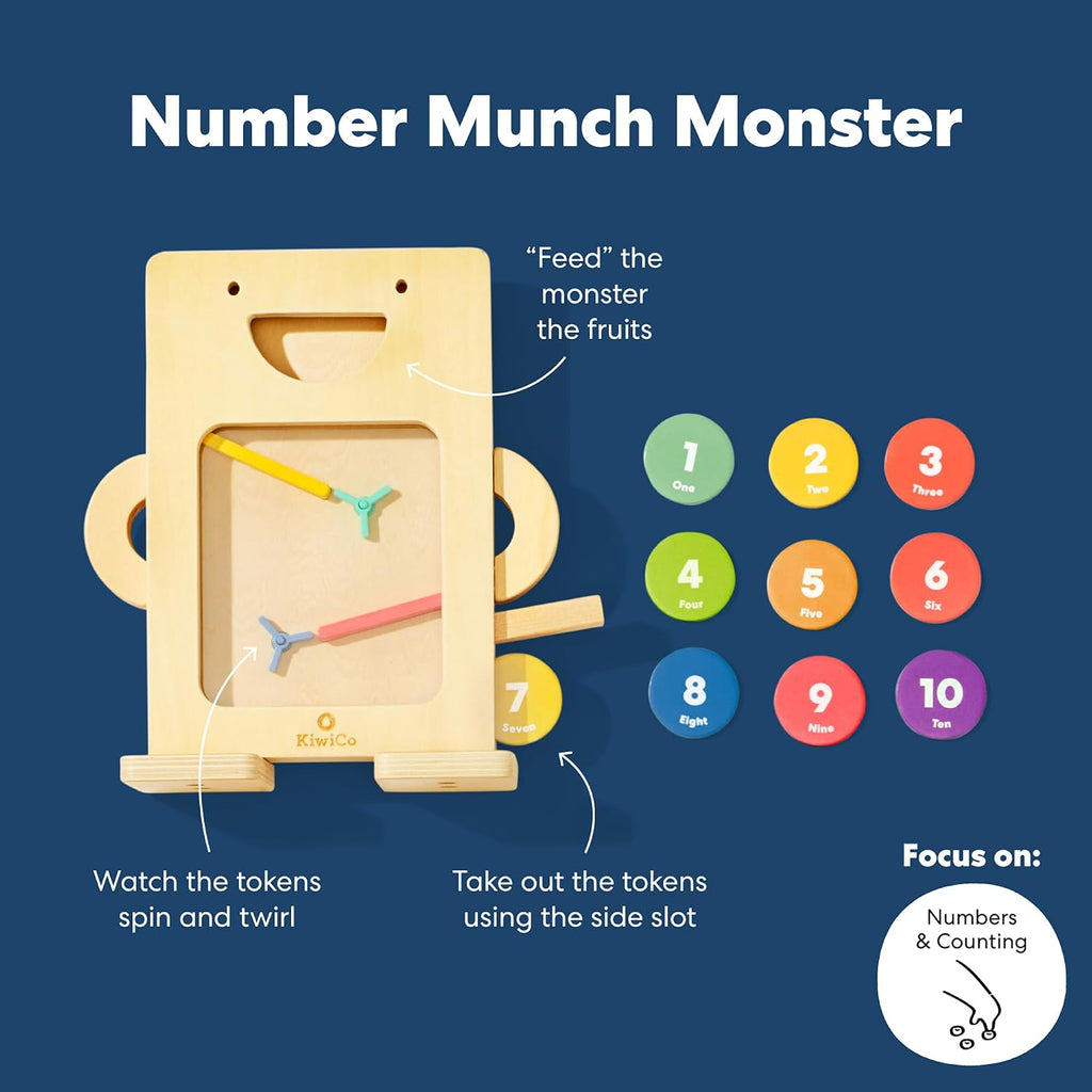 KiwiCo Preschool Learning Bundle: Color Mix & Number Play Kits, Ages 2+