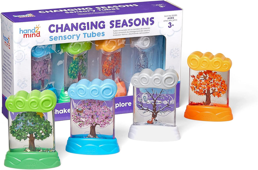 hand2mind Changing Seasons Sensory Tubes, Science Toys, Ages 3+