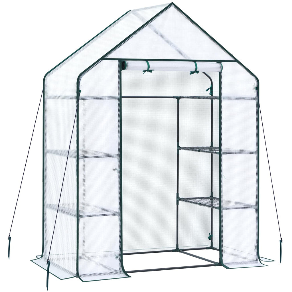 Ohuhu Plastic Greenhouse with 3–4 Tiers, Up to 22.56 Sq Ft