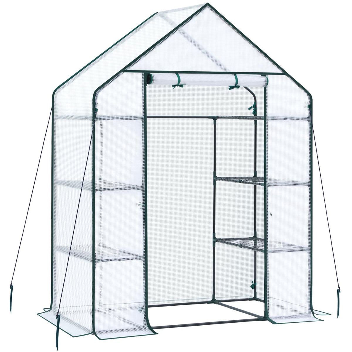 Ohuhu Plastic Greenhouse with 3–4 Tiers, Up to 22.56 Sq Ft