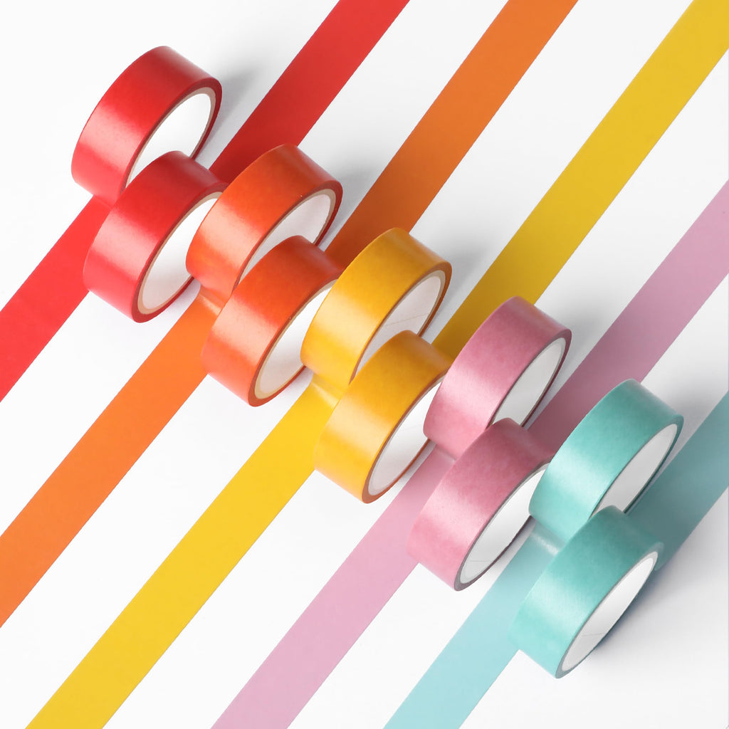 Mr. Pen- Washi Tape Set, 10 Rolls, 5.5 Yards/Roll