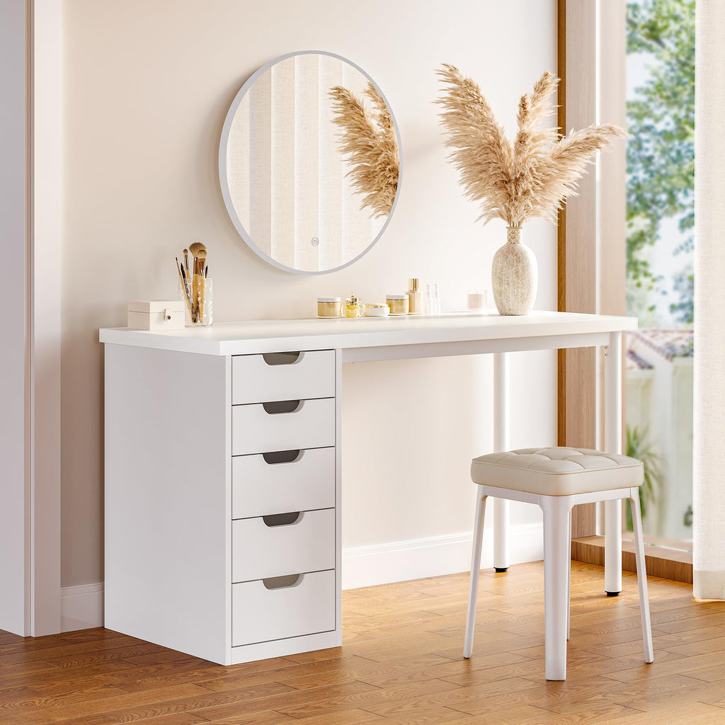 LITTLE TREE 47-Inch Five-Drawer Student Desk