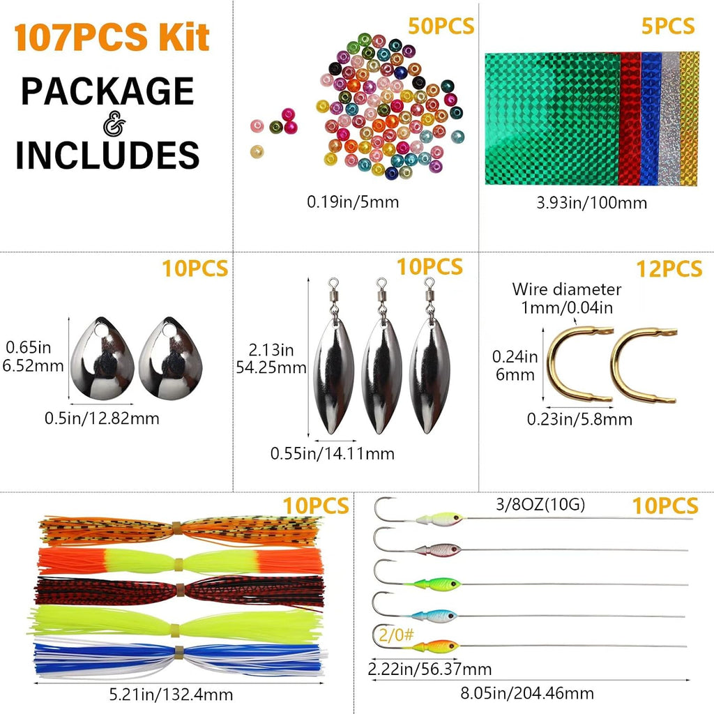 Dovesun DIY Spinner Lure Making Kit