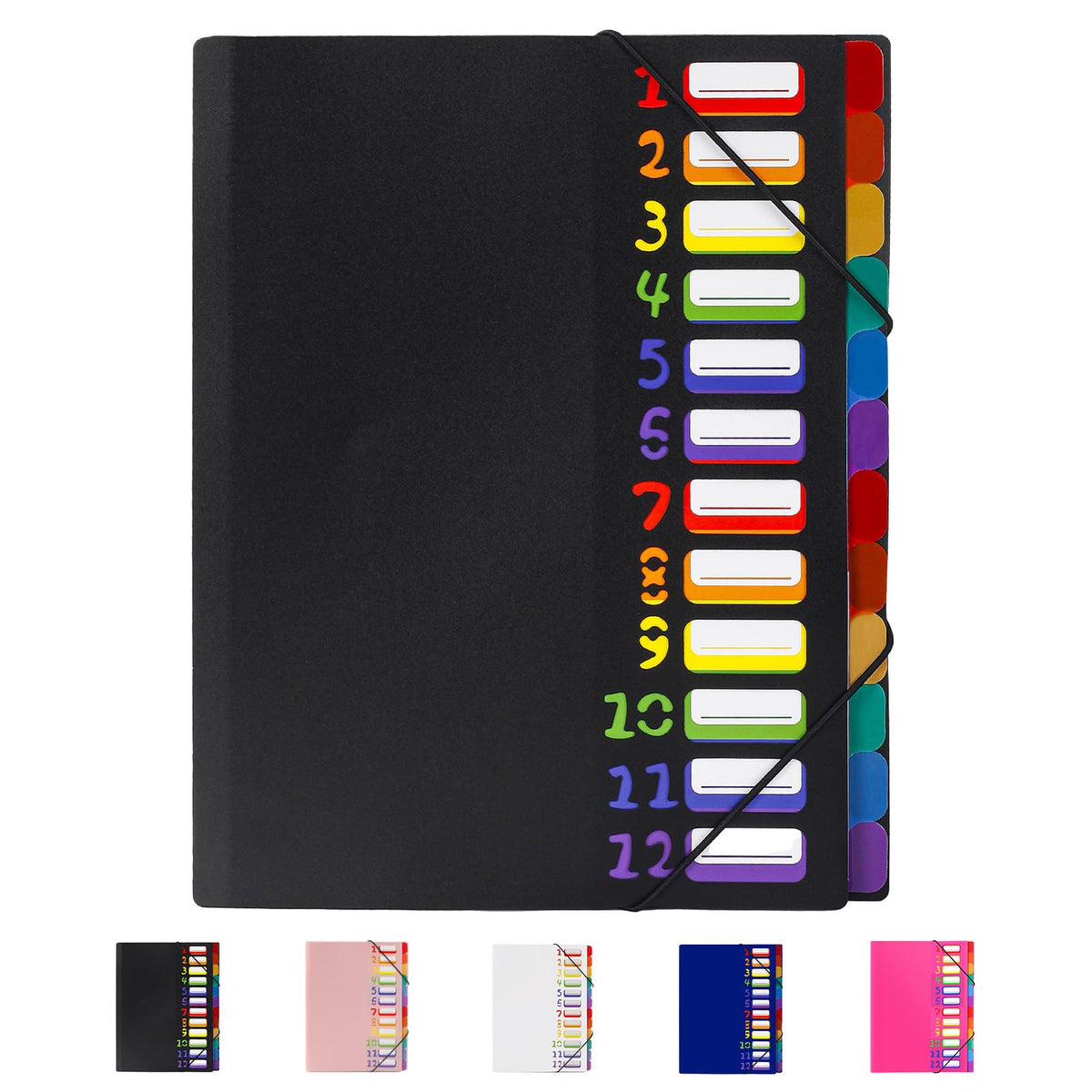 24 Pockets Expanding File Folder Organizer,Accordion File Organizer