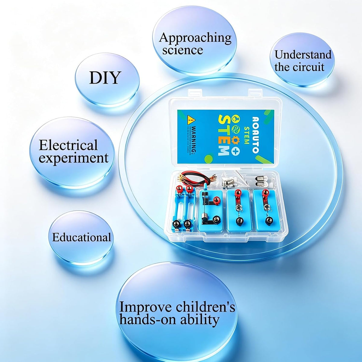 Physics Science Lab Learning Electric Circuit Kit for Kids(Basic Circuit)