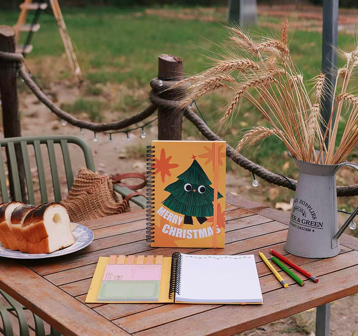 A5 Spiral Sticky Notebook,with 9 pads of decorated sticky notes and a handy notebook,for Bible study;Note Pads Teacher Appreciation Gift Writing Memo Pads School Office Supplies and Daily Life Organization (Daisy)