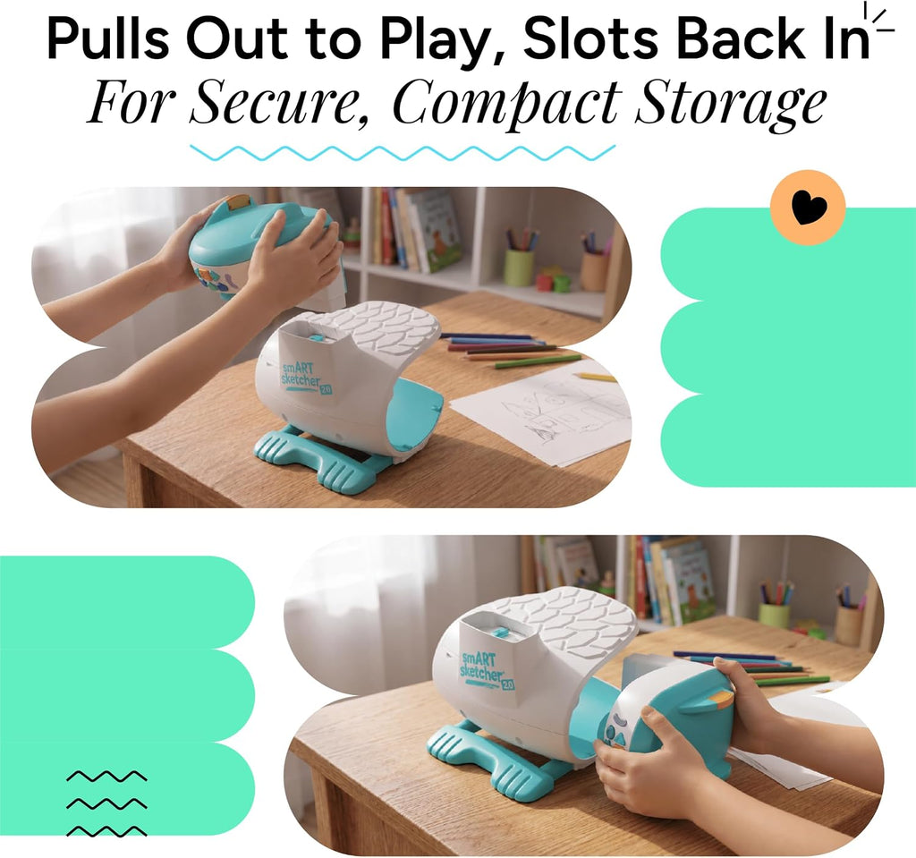 Flycatcher smART Sketcher 2.0 Projector, Step-by-Step Drawing, Kids Ages 5+
