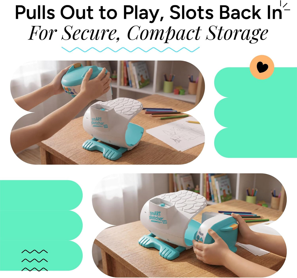 Flycatcher smART Sketcher 2.0 Projector, Step-by-Step Drawing, Kids Ages 5+