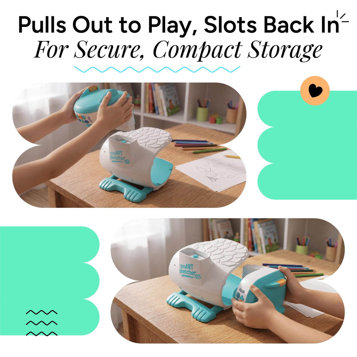 Flycatcher smART Sketcher 2.0 Projector, Step-by-Step Drawing, Kids Ages 5+