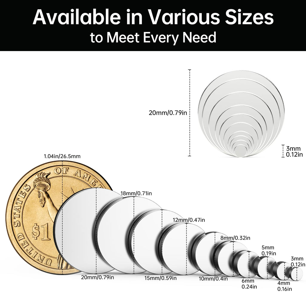 350Pcs Magnets for 3D Printing, Rare Earth Magnets for Crafts