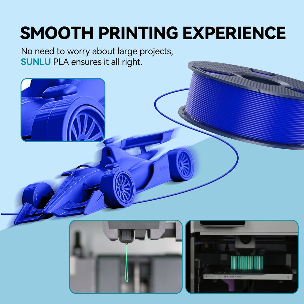 SUNLU PLA 3D Printer Filament, Pink, 1KG