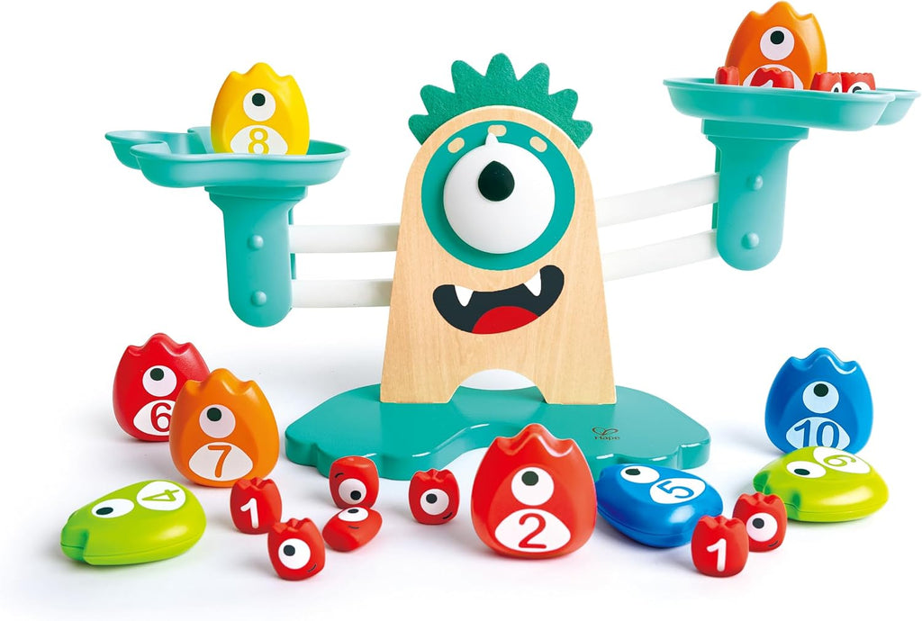Hape: Monster Math Scale — Balance & Counting Manipulative