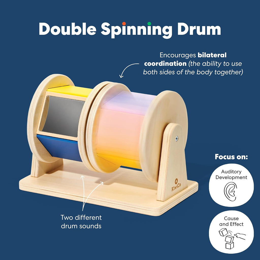 KiwiCo Baby Learning Bundle: Tracking Mirror, Sound Set & Stacker, Ages 0+