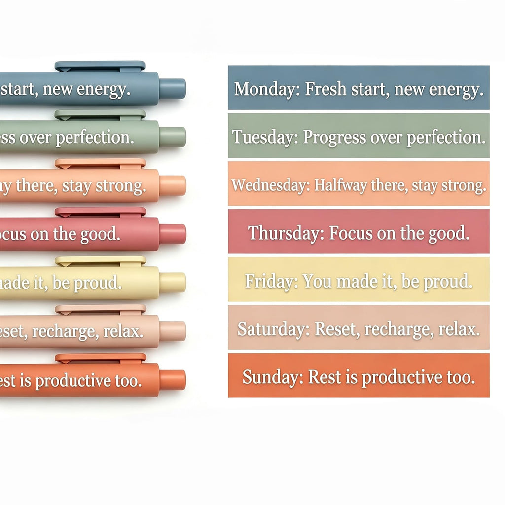 10Pack Bible Pens No Bleed Through, Christian Inspirational Ballpoint Pen