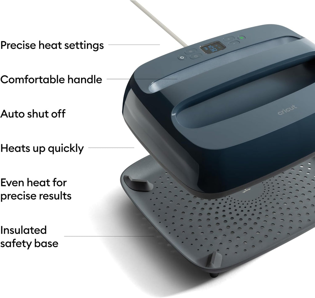 Cricut EasyPress® SE – 12 in x 10 in Heat Press - Blue