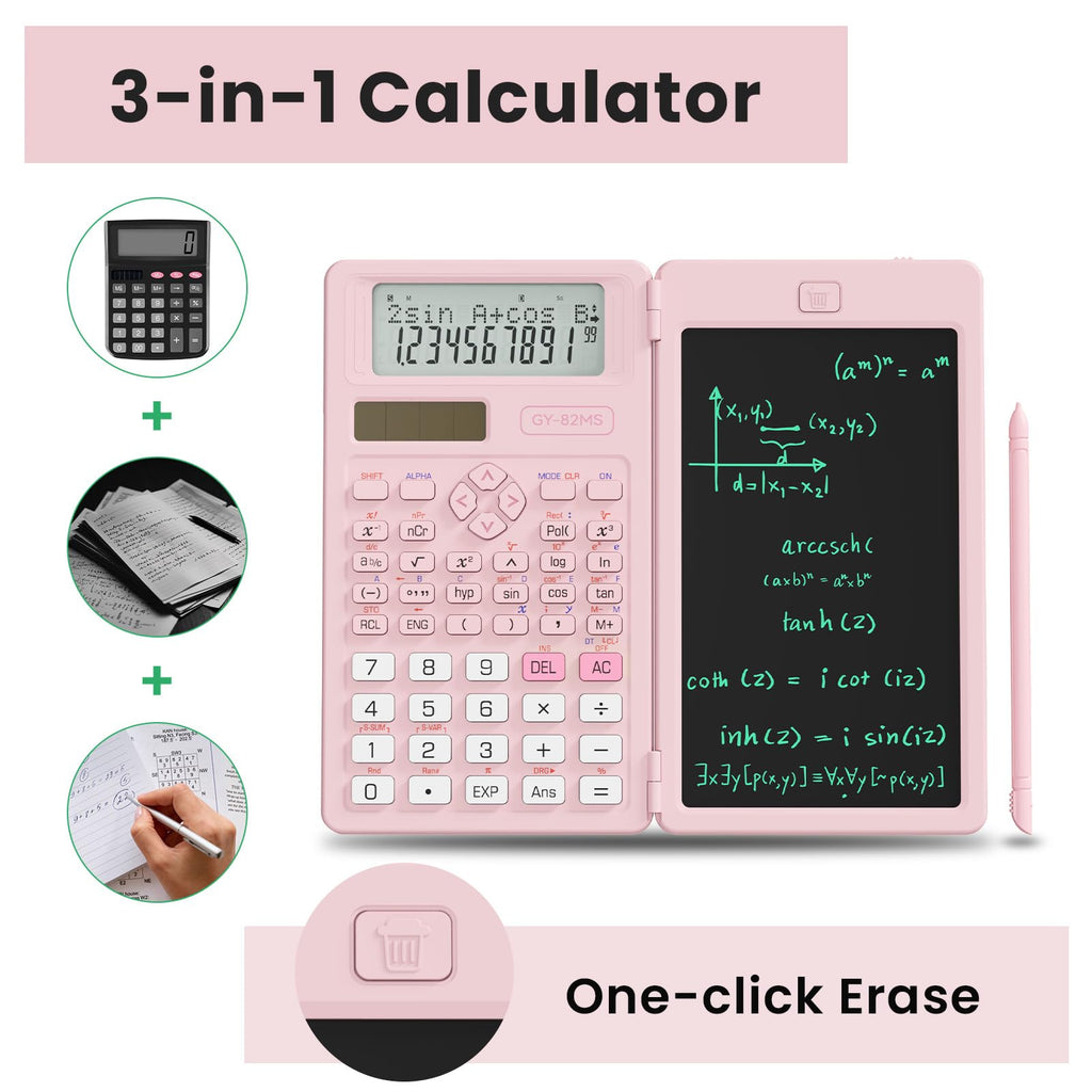 ROATEE 991ES MAX Scientific Calculator with Notepad
