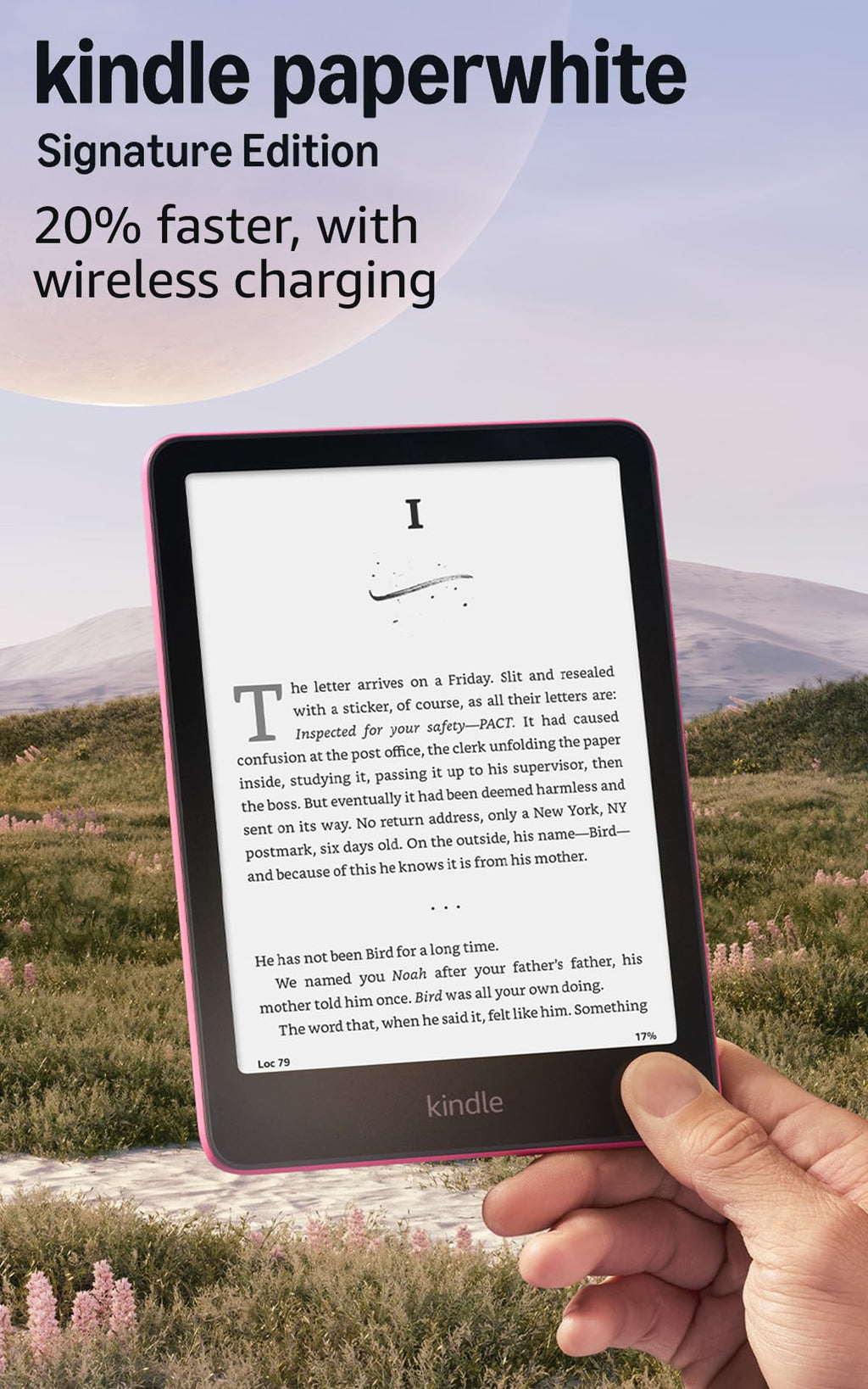 Amazon Kindle Paperwhite Signature Edition 32GB (2024 model) – Auto-adjusting front light, wireless charging, and weeks of battery life – Metallic Black