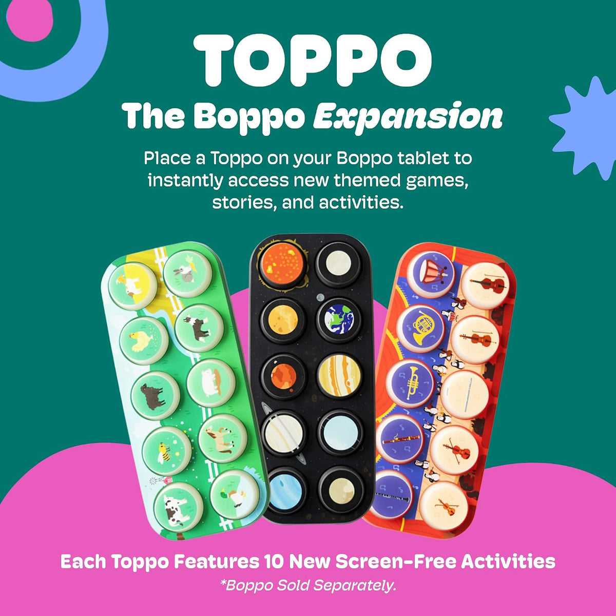 Boppo On the Farm Toppo - Interchangeable Expansion for Boppo Tablet