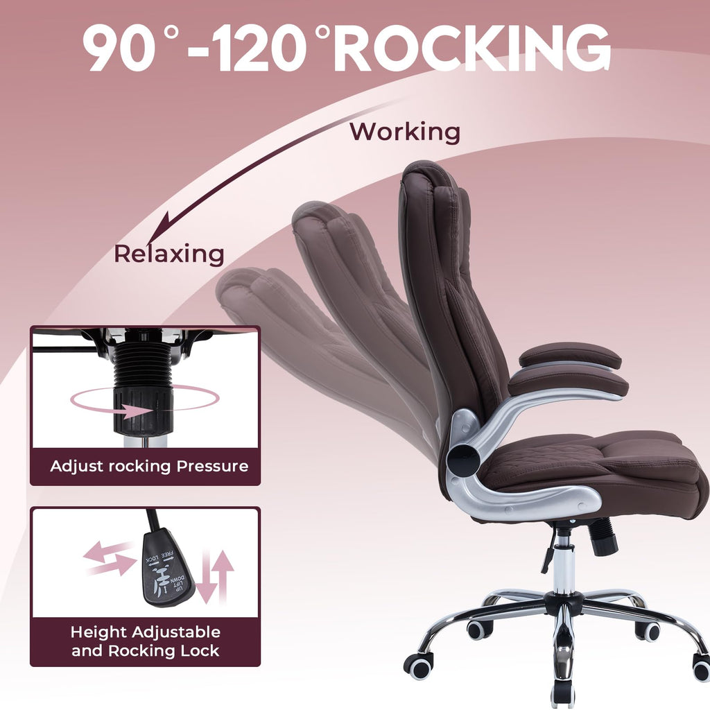 HESL 350 lb High-Back Executive Desk Chair (Multiple Colors)