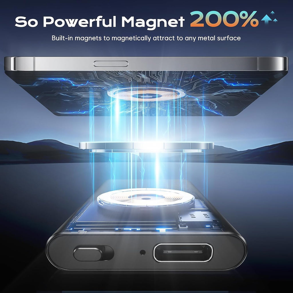 72GB(8400H) Magnetic Voice Recorder, Voice Activation & AI Noise Reduction