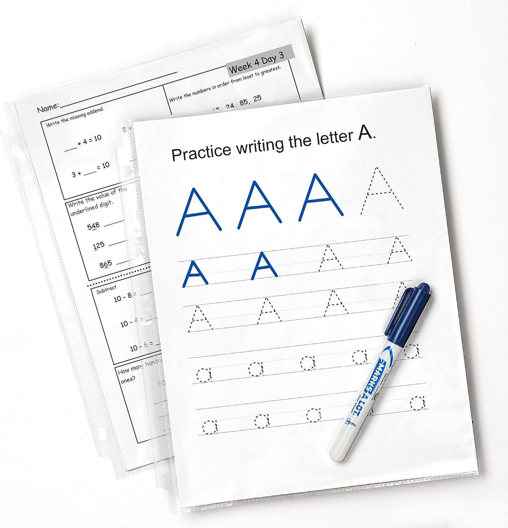 Avery Clear Standard Weight Sheet Protectors, Top Load, 10 Document Protectors (75540)