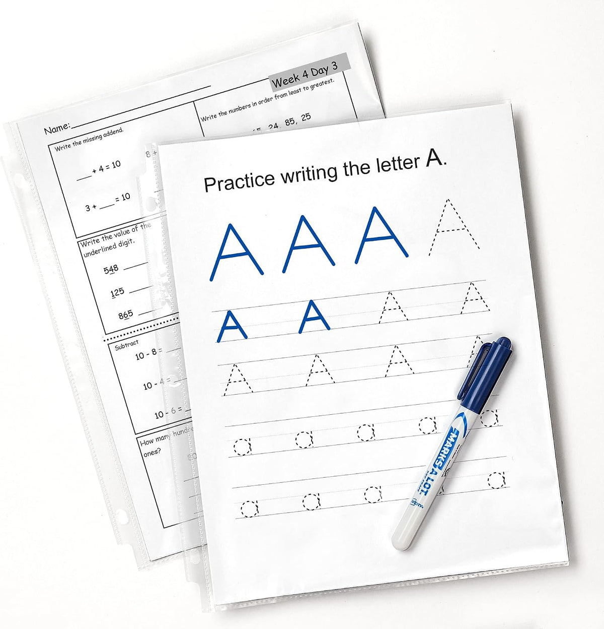 Avery Clear Standard Weight Sheet Protectors, Top Load, 10 Document Protectors (75540)