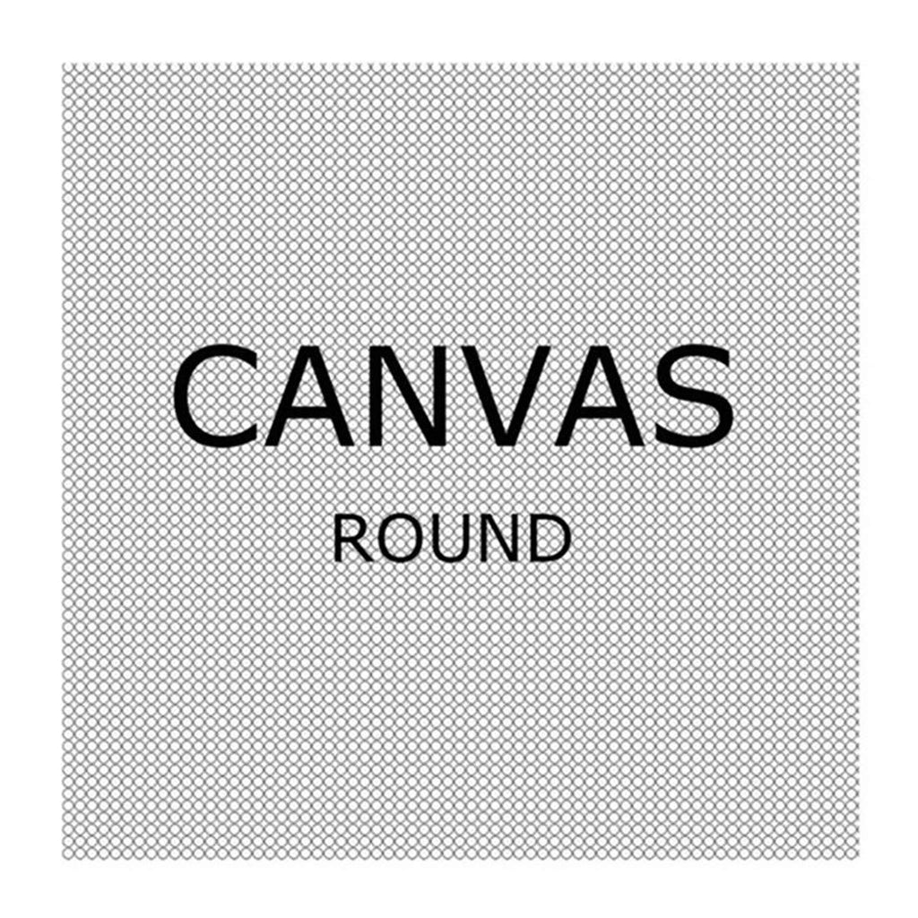 5Pcs/Lot 20x20CM Diamond Painting Canvas with Glue, Round/Square Blank Grid Canvas Empty for Customized Projects