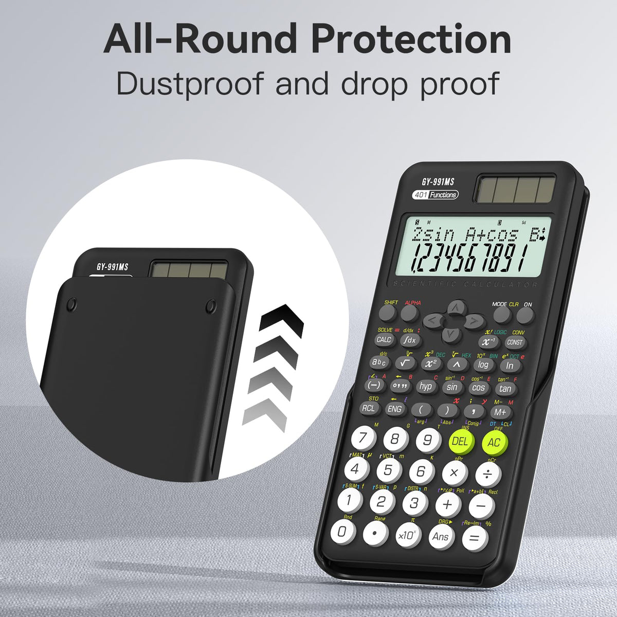 ROATEE 991ES MAX Scientific Calculator with Notepad