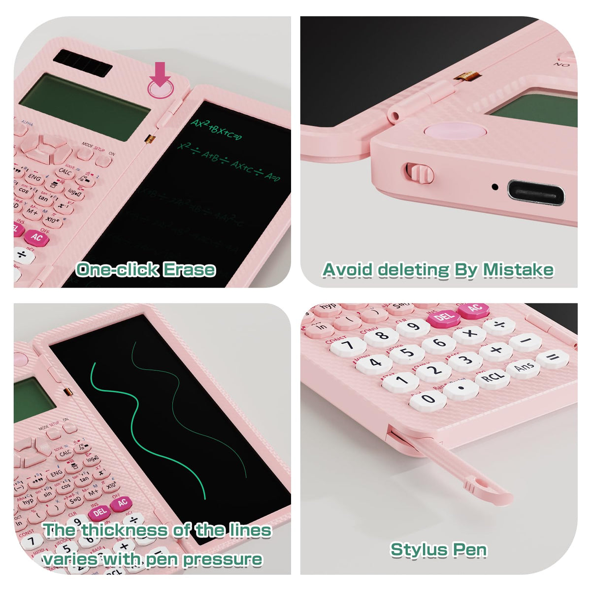 ROATEE 991ES MAX Scientific Calculator with Notepad