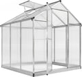 Outsunny Polycarbonate Greenhouse, Up to 60 Sq Ft (4 ft × 6 ft to 10 ft × 6 ft)