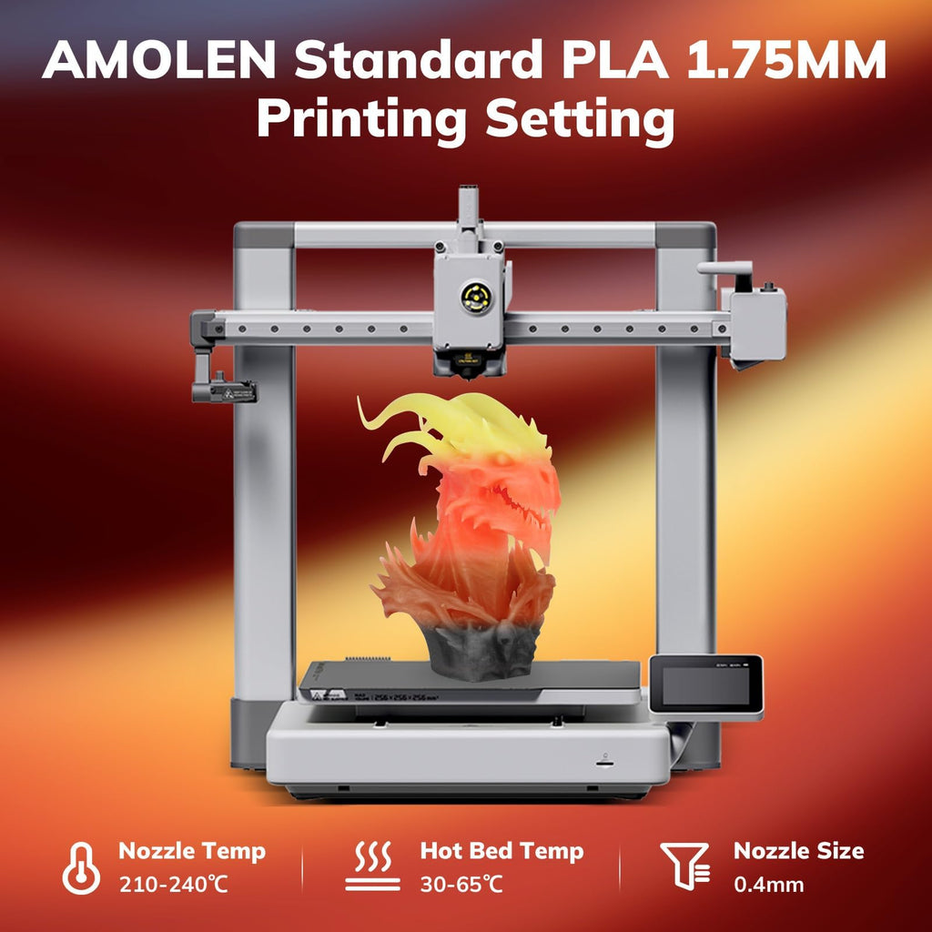 AMOLEN 3D PLA Printer Filament, 1.75mm Glow in The Dark Shiny Firefly Blue PLA Filament for 3D Printing, Best with UV Lamps, 1kg Spool (2.2lbs), Dimensional Accuracy +/- 0.02 mm, Fit Most 3D Printers