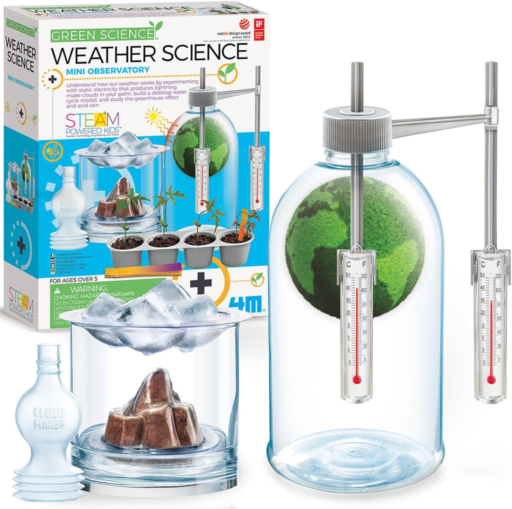 4M Green Science: Weather Science Kit — DIY STEAM Weather Experiments (Ages 5+)