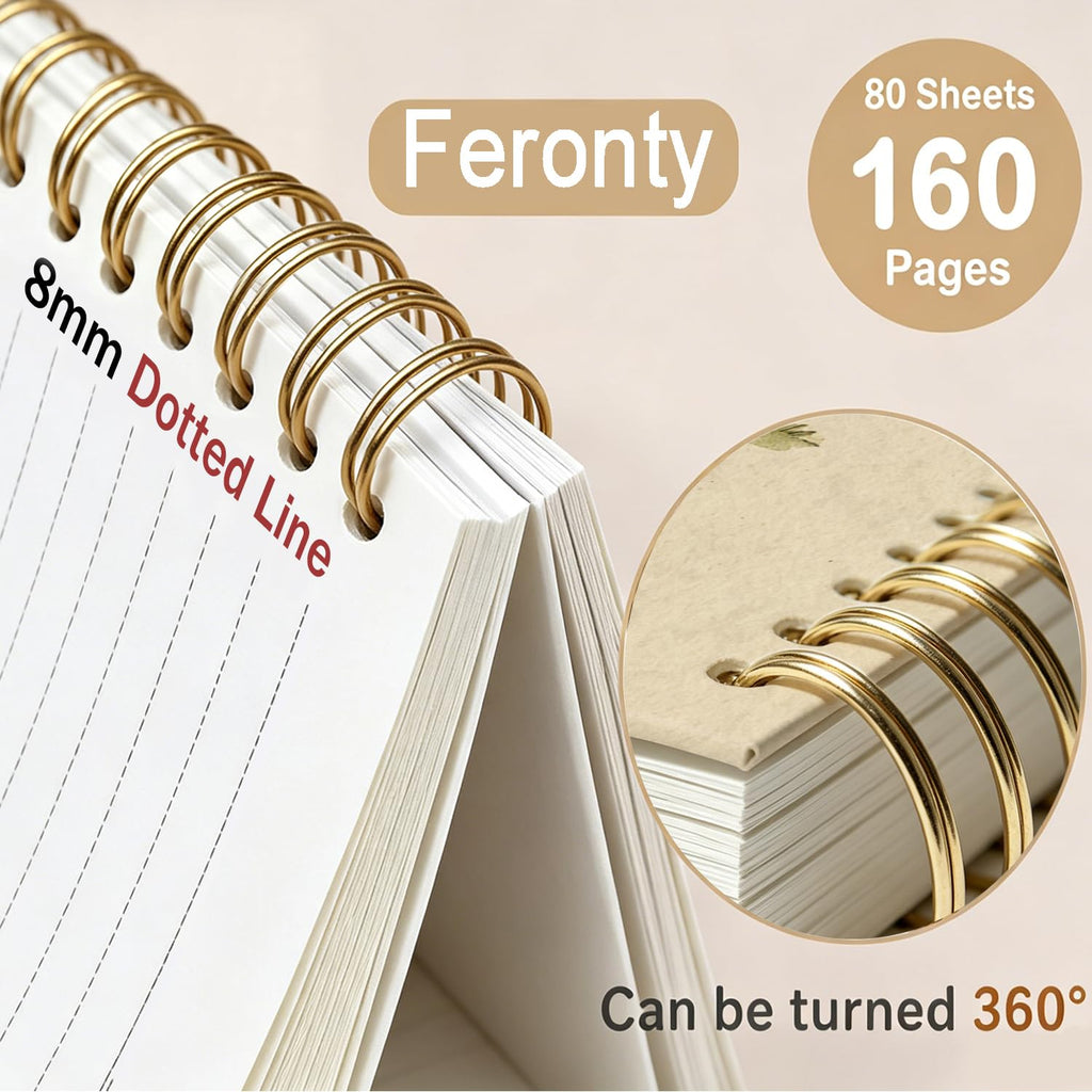 Frog Notebook, Frog Office Supplies, Cute Spiral Journal for Teens