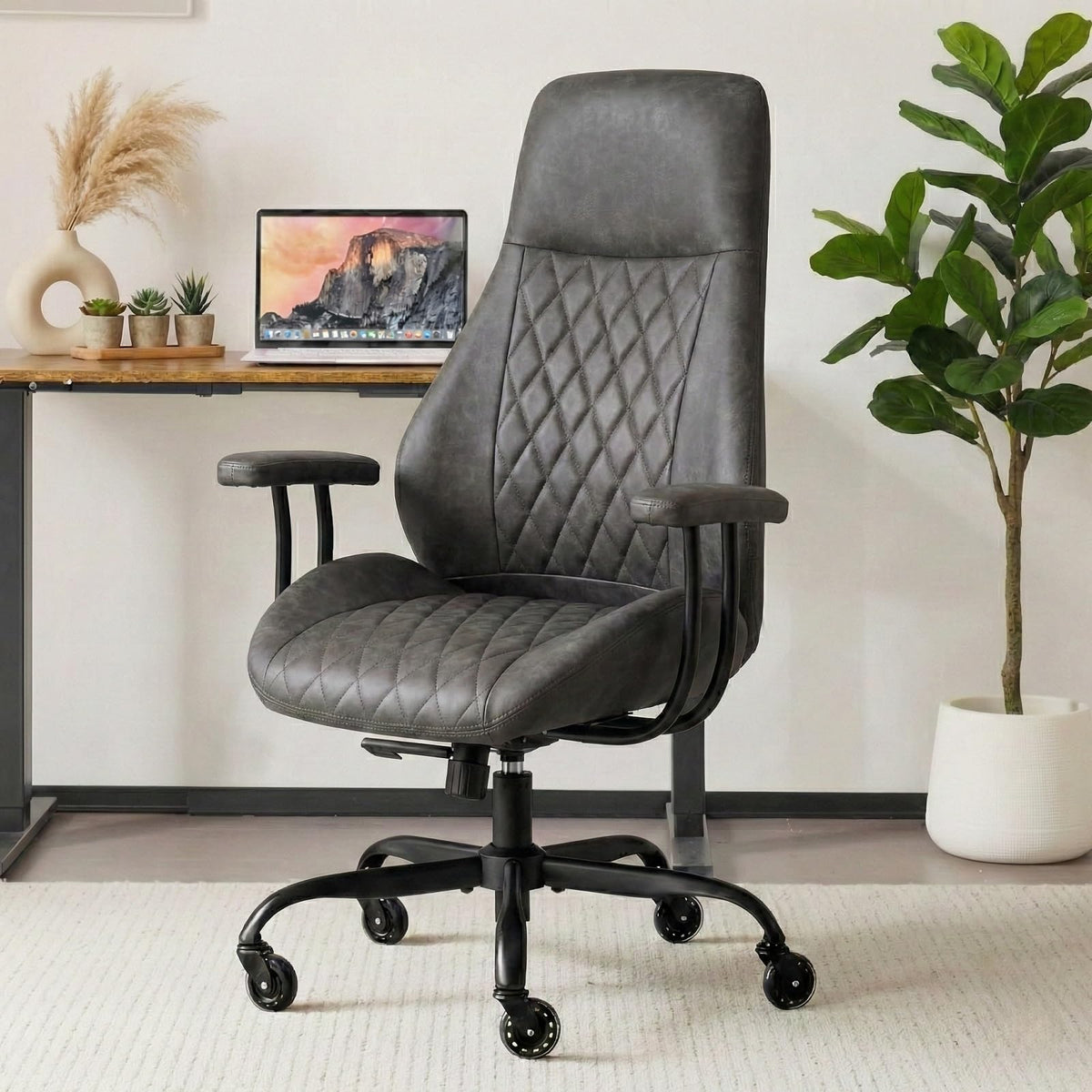 E-Motie Adjustable High-Back Study Chair