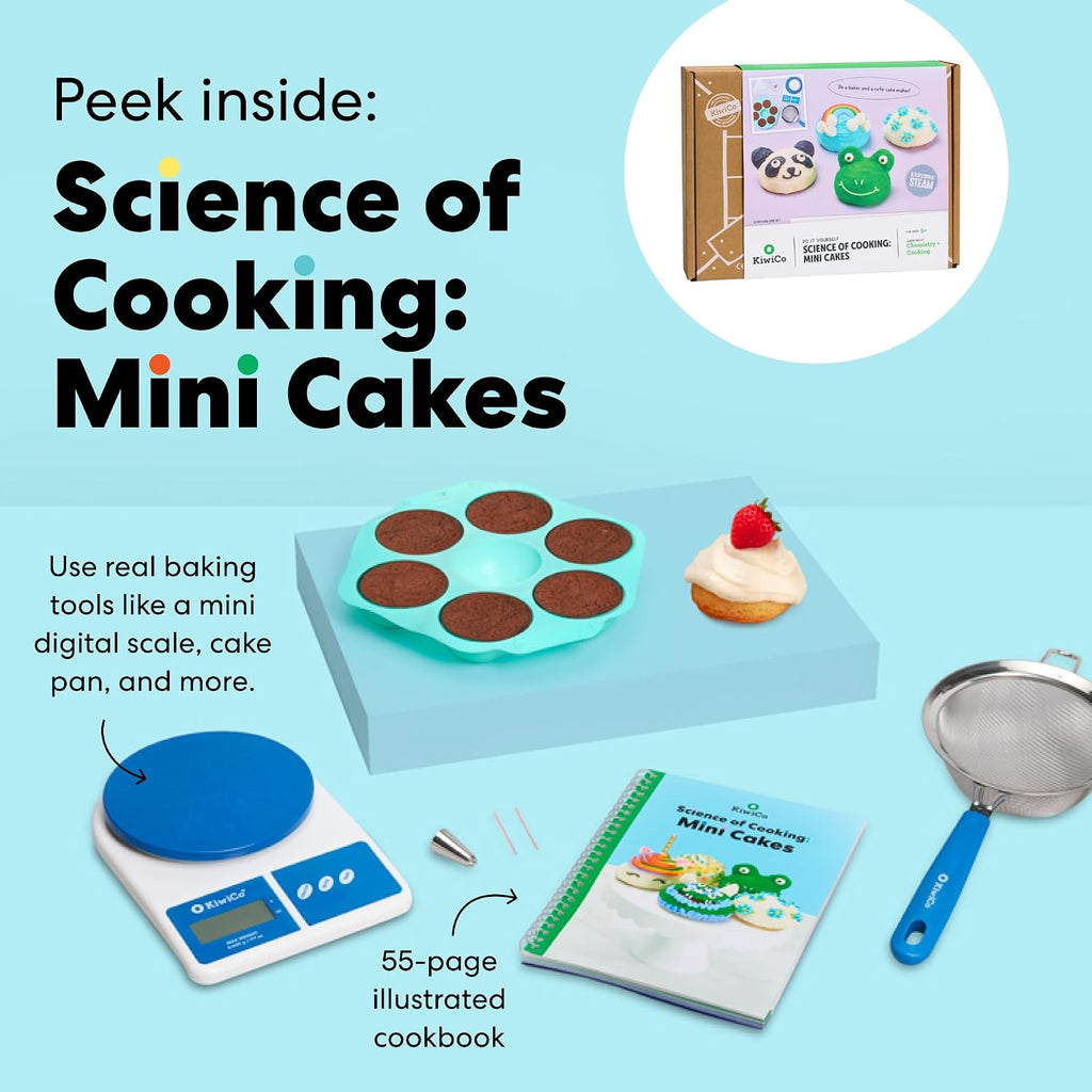 KiwiCo Science of Cooking Bundle: Ice Cream & Mini Cakes Kits, Ages 5+