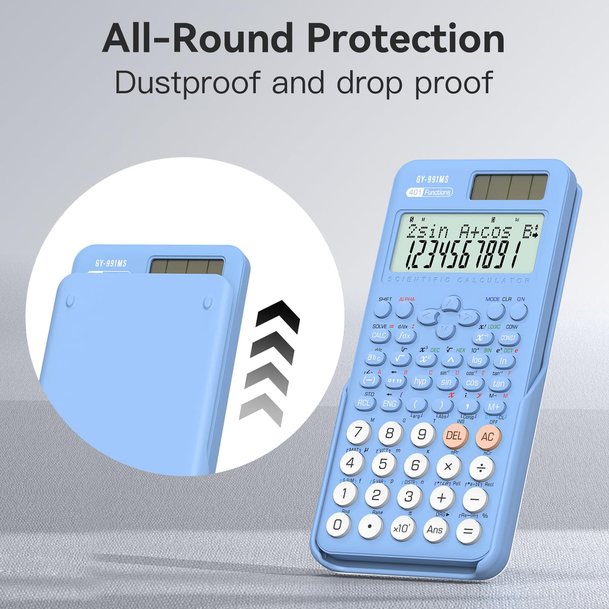 ROATEE 991ES MAX Scientific Calculator with Notepad