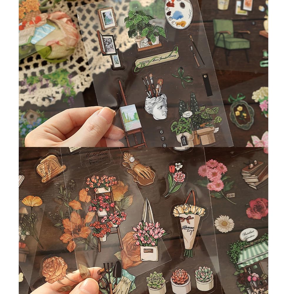 750 Pcs Stickers for Scrapbooking,Christmas Self-Adhesive Scrapbook Sticker