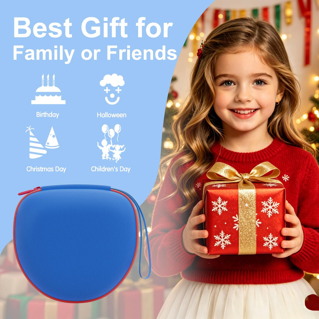 Kids Headphones Case for Folding Headphone, Black (Case Only)