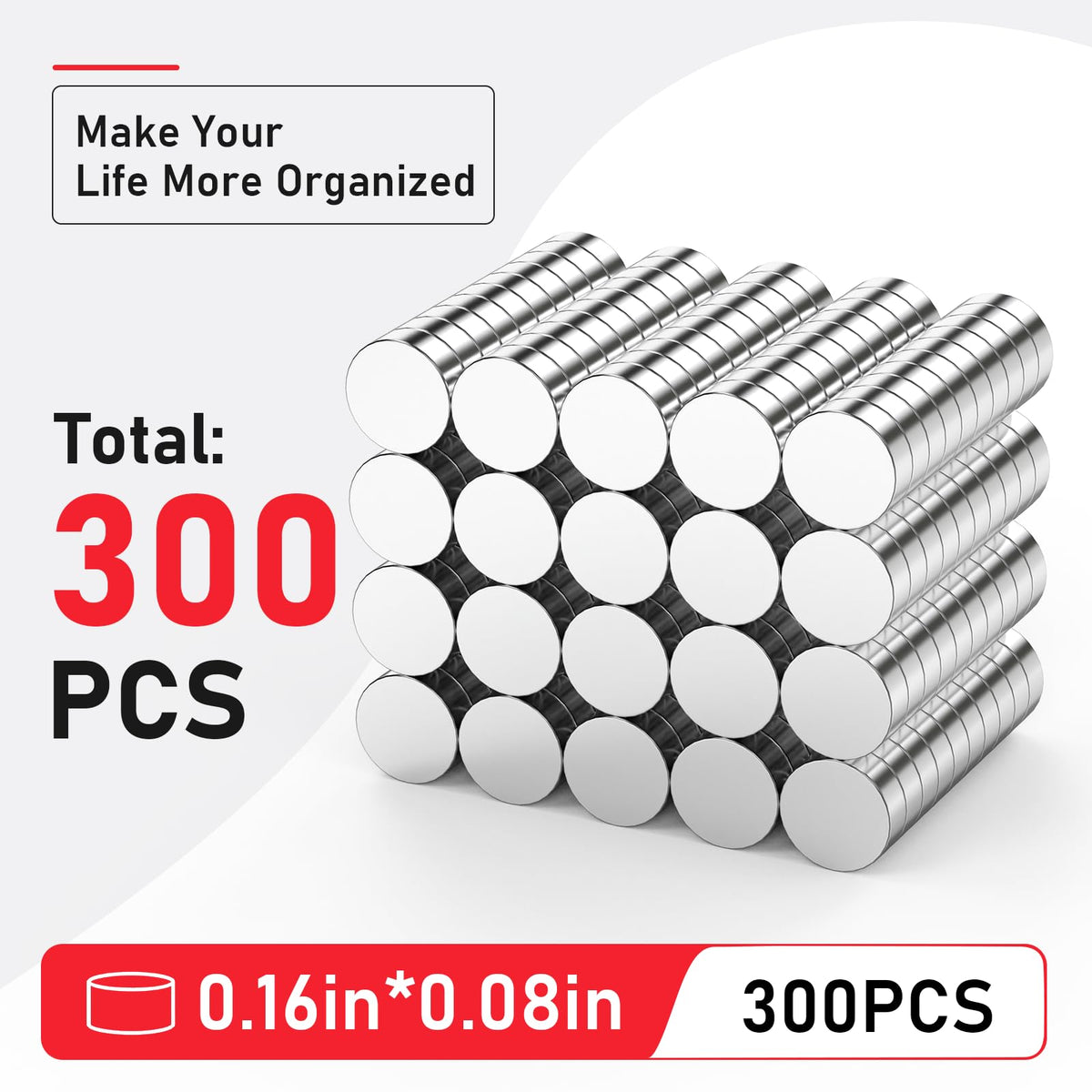 350Pcs Magnets for 3D Printing, Rare Earth Magnets for Crafts