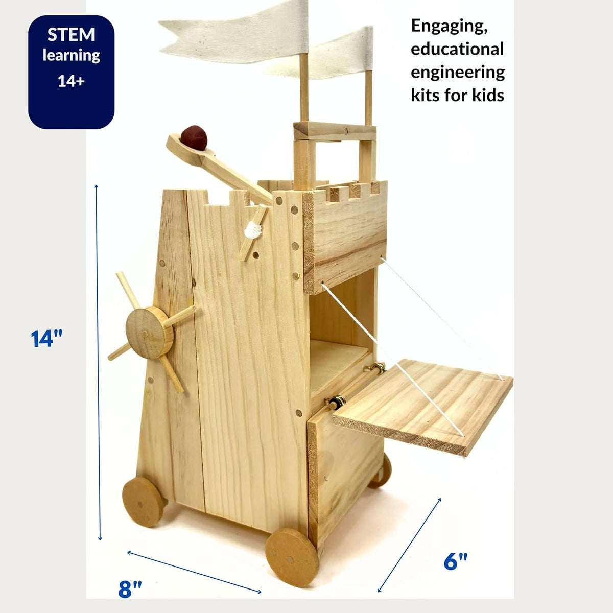 Pathfinders Medieval Siege Tower & Catapult Kit (Ages 14+)