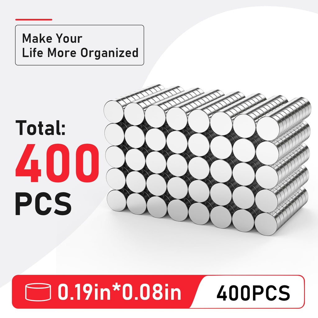 350Pcs Magnets for 3D Printing, Rare Earth Magnets for Crafts